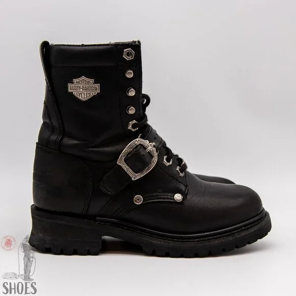 Harley Davidson Faded Glory Women's Motorcycle Boot - Size 6.5 - Picture 1 of 15